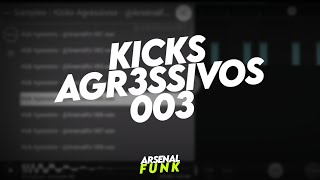 PACK DE KICKS AGR3SSIVOS 003 Conteúdo Para DJs [upl. by Natal]