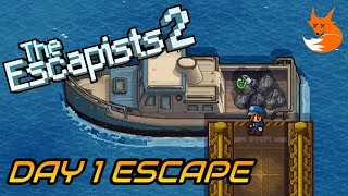 HMP OFFSHORE DAY 1 ESCAPE Trash Talk  The Escapists 2 Xbox One [upl. by Cirri235]