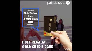 HDFC Regalia Gold Credit Card [upl. by Winonah917]