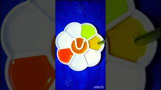 Green and red and orange colour mixing video recipe [upl. by Collum]