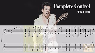 Complete Control  The Clash  Guitar Tab [upl. by Zondra]