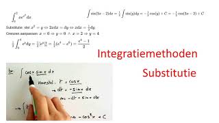 Integratiemethoden Substitutie [upl. by Enal]