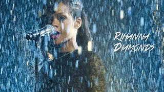 Rihanna  Diamonds Acoustic Live [upl. by Ayar153]