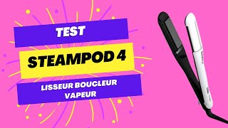 Test SteamPod 4  Que vaut le lisseur boucleur vapeur de LOréal [upl. by Vershen]