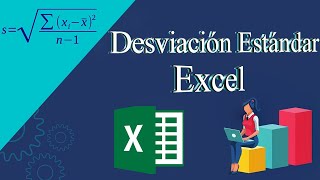 Calcular la desviación estándar con Excel [upl. by Notyalk492]