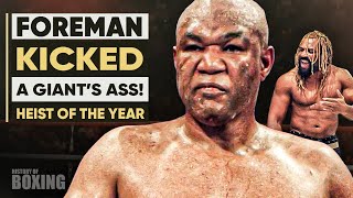 When George Foreman Showed a Crazy Fight at 48 …but After That He Was Vilely Robbed [upl. by Nagoh]