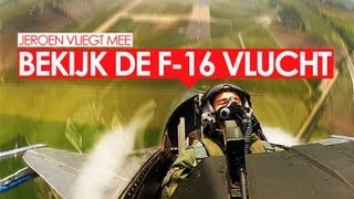 Jeroen Heiliegers vliegt in een F16  Qmusic [upl. by Imekawulo815]