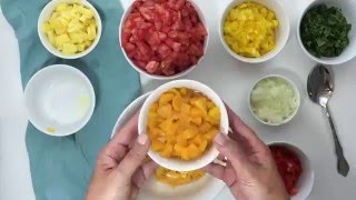 Mango Salsa Recipe [upl. by Llerod]