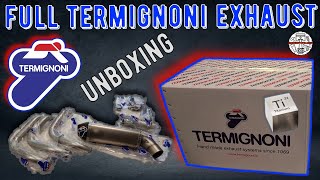 Unboxing FULL TERMIGNONI EXHAUST  MT09  Titanium [upl. by Audrye]