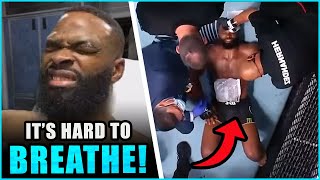 Tyron Woodley reacts to his TKO loss to Colby Covington Dana White breaks down the main event [upl. by Ader]