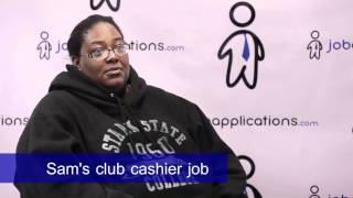 Sams Club Interview  Cashier [upl. by Plossl]