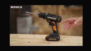 WORX 20V Drill Driver amp Impact Drill Combo Kit  WX915 [upl. by Liebman]