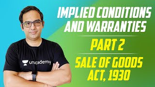 Implied Conditions and Warranties  Part 2  Sale of Goods Act 1930 [upl. by Jb96]