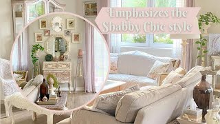 Interior design in Shabby Chic style for a romantic atmosphere💝 Home Tour [upl. by Adan310]