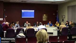 Menomonie School Board Meeting 3182024 [upl. by Nalac939]