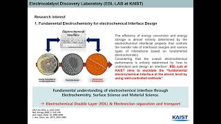 Electrocatalyst Discovery Laboratory Prof Jung Dongyoung [upl. by Adnopoz638]