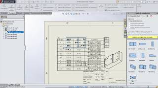 SOLIDWORKS 20152019 Tabla de acotación automática [upl. by Nnylecyoj]