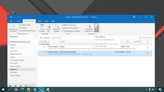 How to fix if Mail stuck in Outlook outbox [upl. by Auqinom312]