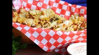 Parmesan Roasted Cauliflower  Snack [upl. by Saleme968]