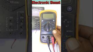 Can U use Analoge Multimeter shortfeed shortfeed2024 techhack [upl. by Romain90]