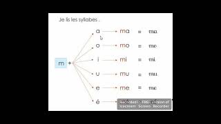 Les syllabes avec la lettre m 3 AP السنة الثالثة ابتدائي فرنسية [upl. by Alemahs254]