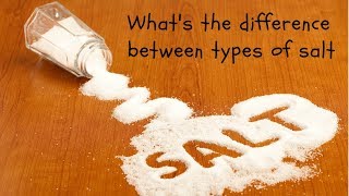 Kosher salt vs sea salt  Whats The Difference between different types of salt [upl. by Aizat]