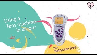 How to use a TENS machine in Labour with Midwife Marley [upl. by Tihor]