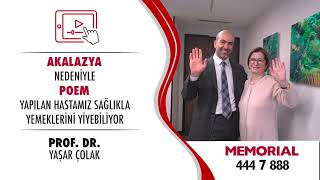 Akalazya hastalığı nedeniyle POEM uygulanan Pembenin hikayesi  Prof Dr Yaşar Çolak [upl. by Winterbottom]