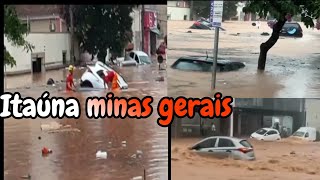 MINAS GERAIS ITAÚNA E SETE LAGOAS ruas viraram rios [upl. by Felicio]