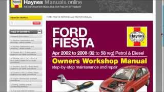 Haynes Manuals Online tutorialmp4 [upl. by Mandal]