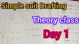 Day 1 Theory class simple suit drafting online silai course silaicourse [upl. by Pepito]