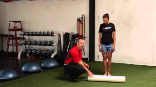 Quadriceps Tendinitis Exercises With Foam Rollers  Preventative Fitness amp Therapy [upl. by Oiromed]