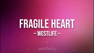 Westlife  Fragile heart Lyrics Video [upl. by Alboran]