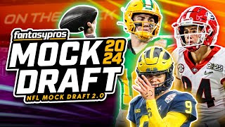 2024 NFL Full TwoRound Mock Draft For Every Team THE DRAFT IS SET [upl. by Aes]