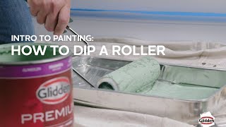 Glidden Paint  How to Dip a Paint Roller [upl. by Vernice274]