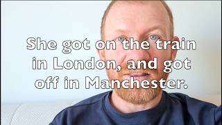 Get on y get off en inglés – phrasal verbs y el transporte [upl. by Natan]