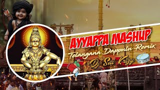 Ayyappa Songs Mashup  Telangana Dappulu Remix  Dj Sai Krizy [upl. by Ennylhsa587]