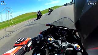 2023 Kawasaki ZX4RR  Group B Session 06 Headcam [upl. by Antin]