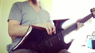 BC Rich Warbeast Original Guitar Solo [upl. by Aihsyt]