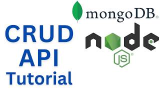 How to Build a CRUD API  Node Express MongoDB 2024 [upl. by Bevers]