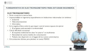 Fundamentos de electromagnetismo para estudiar ingenieria  3336  UPV [upl. by Maxine]