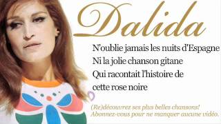 Dalida  Nuits dEspagne  Paroles Lyrics [upl. by Pyszka]