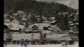 SkidVM 1985  Seefeld  4x10 km sista sträckan 2 av 3 [upl. by Alfredo]