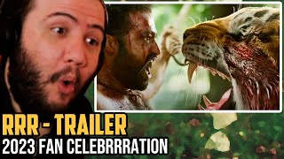 RRR  Official Trailer Reaction  2023 Fan CelebRRRation Rerelease [upl. by Zosema]