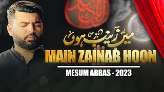 MAIN ZAINAB HOON  Mesum Abbas  Nohay 2023  Muharram 1445 [upl. by Eiderf734]