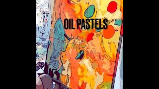 Oil Pastels  Starting a Painting Background Series [upl. by Pavior185]