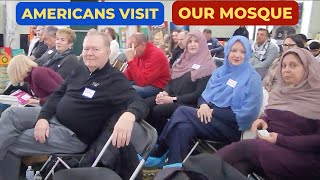 Inside Look American Mosque Welcomes Visitors and Answers ThoughtProvoking Questions about Islam [upl. by Lexis]