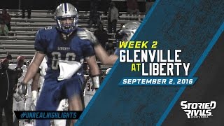 HS Football  Glenville at Olentangy Liberty 9216 [upl. by Cohe995]