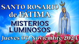 🙏🏻SANTO ROSARIO EN ESPAÑOL MISTERIOS LUMINOSOS Noviembre 07 2024 [upl. by Sikata]