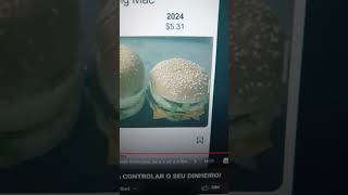 Eu magoei quando vi o Big Mac de 1980 e o que é vendido em 2024reduflação na veia🍔💸💸💸💸 [upl. by Ahsienroc320]